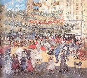 Maurice Prendergast Madison Square France oil painting artist